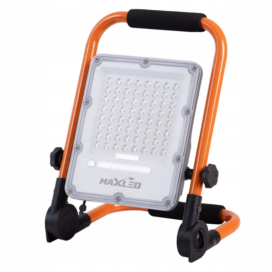 Dimmbarer wiederaufladbarer LED-Strahler mit Stativ LED/100W/3,2V 4500K 10000 mAh IP65 orange