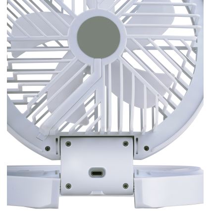 Wiederaufladbarer LED-Tischventilator 3,7V 1200 mAh