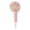 Wiederaufladbarer Taschenventilator 5 W / 5 V, 1200 mAh, Rosa