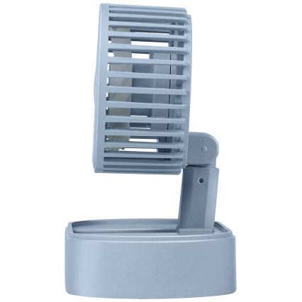 Wiederaufladbarer Tischventilator 3,7V 1200 mAh blau