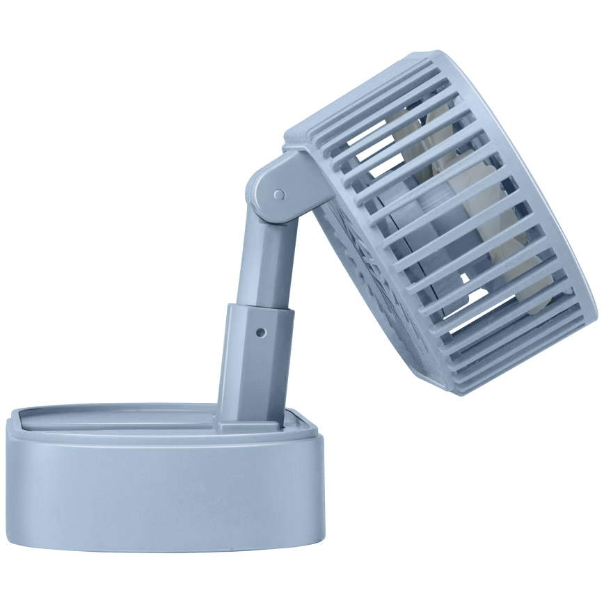 Wiederaufladbarer Tischventilator 3,7V 1200 mAh blau