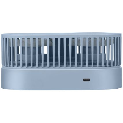 Wiederaufladbarer Tischventilator 3,7V 1200 mAh blau