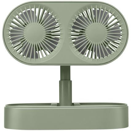 Wiederaufladbarer Tischventilator 3,7V 1200 mAh grün