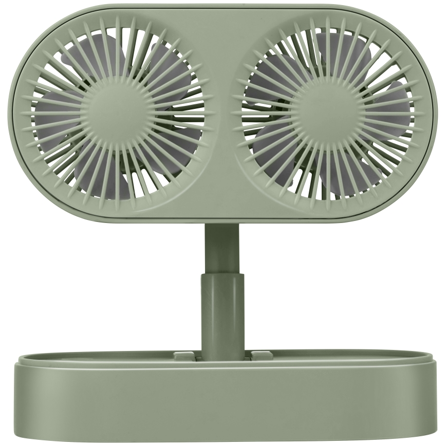 Wiederaufladbarer Tischventilator 3,7V 1200 mAh grün