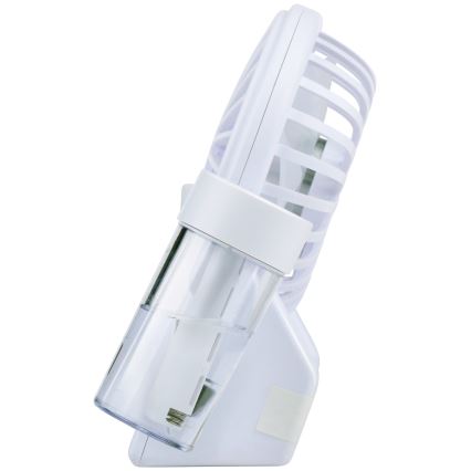 Wiederaufladbarer Tischventilator mit Nebeleffekt, 3,7 V, 1200 mAh