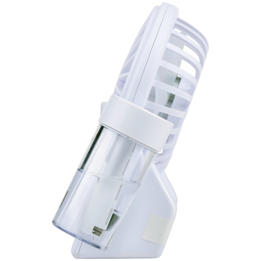 Wiederaufladbarer Tischventilator mit Nebeleffekt, 3,7 V, 1200 mAh