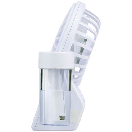 Wiederaufladbarer Tischventilator mit Nebeleffekt, 3,7 V, 1200 mAh