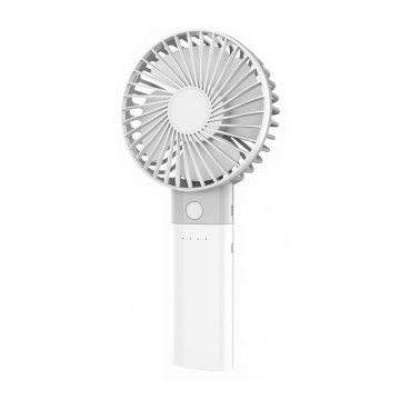 Wiederaufladbarer Ventilator mit 4000-mAh-Powerbank (3,7 V), USB-C
