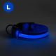 Wiederaufladbares LED-Hundehalsband 45-52 cm 1xCR2032/5V/40 mAh blau