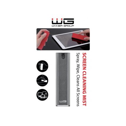 Winner Group - 2-in-1 Bildschirmreiniger, schwarz