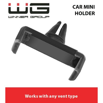 Winner Group - Ausziehbare Smartphone-Halterung fürs Auto, schwarz