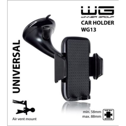 Winner Group - Auto-Handyhalter für die Windschutzscheibe, schwarz