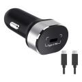Winner Group - Autoladegerät 1xUSB-C Power Delivery 20W + USB-Kabel USB-C / USB-C 1 m schwarz