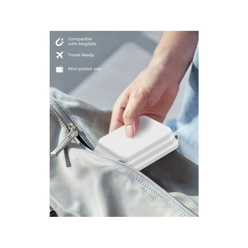 Winner Group - Kabellose faltbare 3-in-1-Ladestation MAXFLEX 22,5W weiß