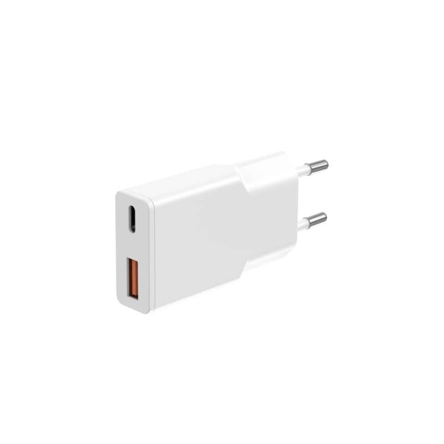 Winner Group - Ladeadapter GaN 1xUSB-A + 1xUSB-C 30W weiß