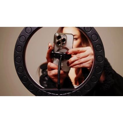 Winner Group - dimmbare RGB-LED-Stehlampe mit Stativ und Halterung für Vlogger LED/10W/5V