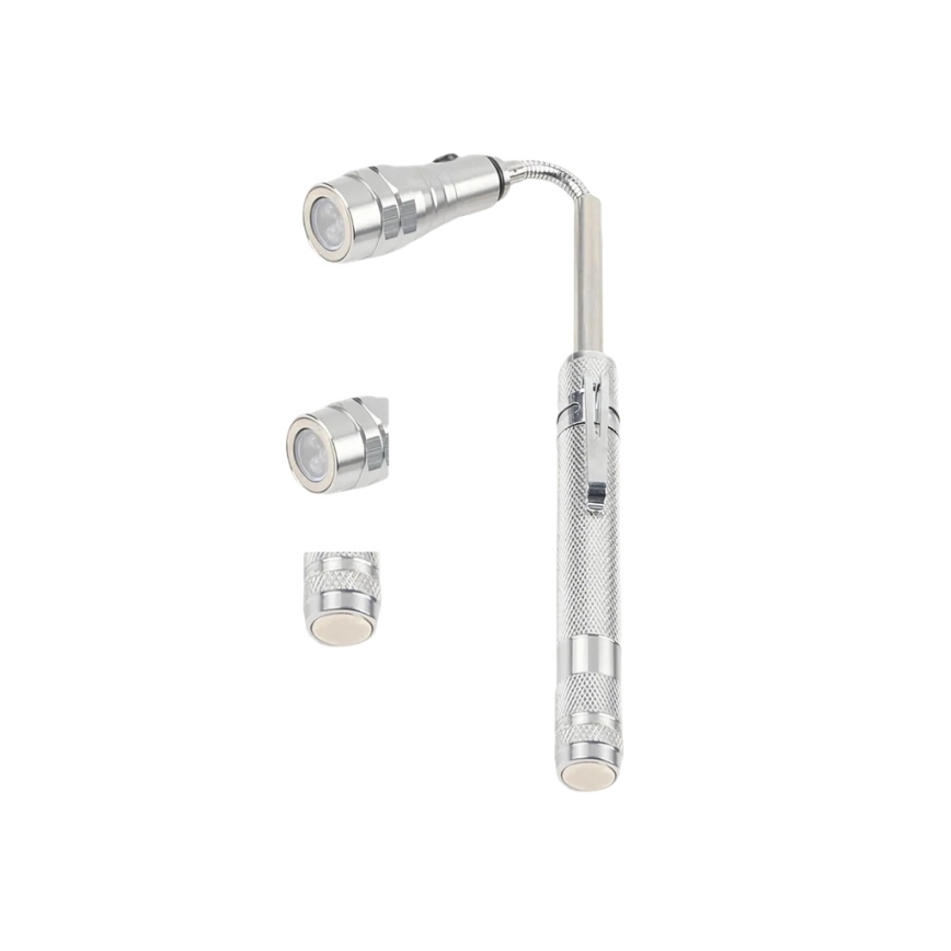 Winner Group - LED teleskopische Taschenlampe LED/0,5W/4xLR44 IP54