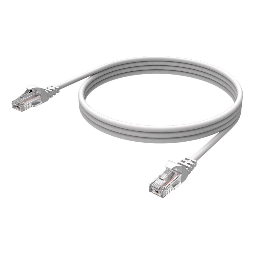 Winner Group - Netzwerk-Ethernet-Kabel RJ45 / RJ45 CAT-6 2m weiß