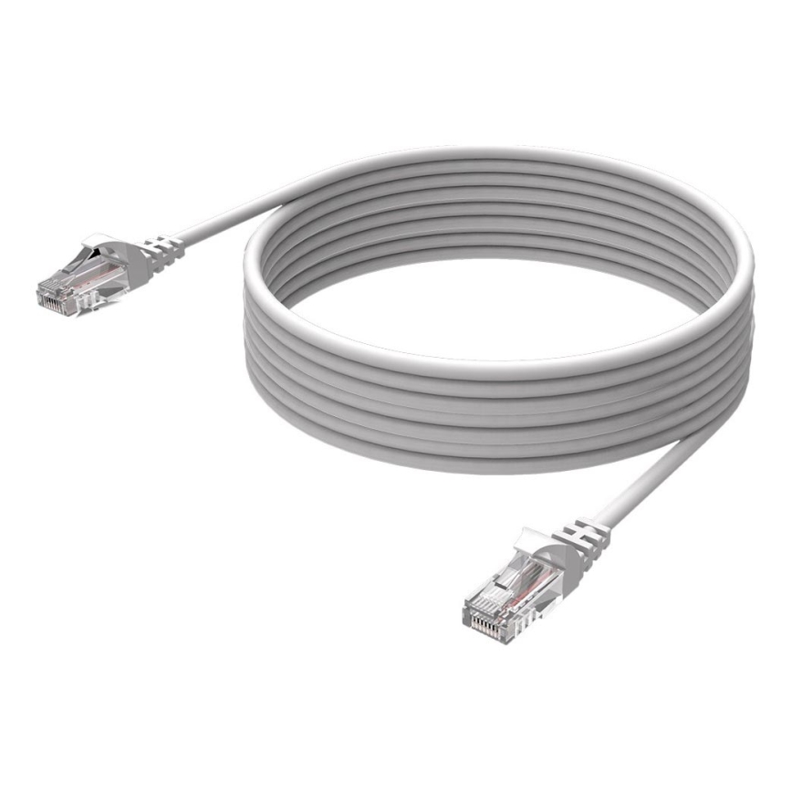 Winner Group - Netzwerk-Ethernet-Kabel RJ45 / RJ45 CAT-6 5m weiß