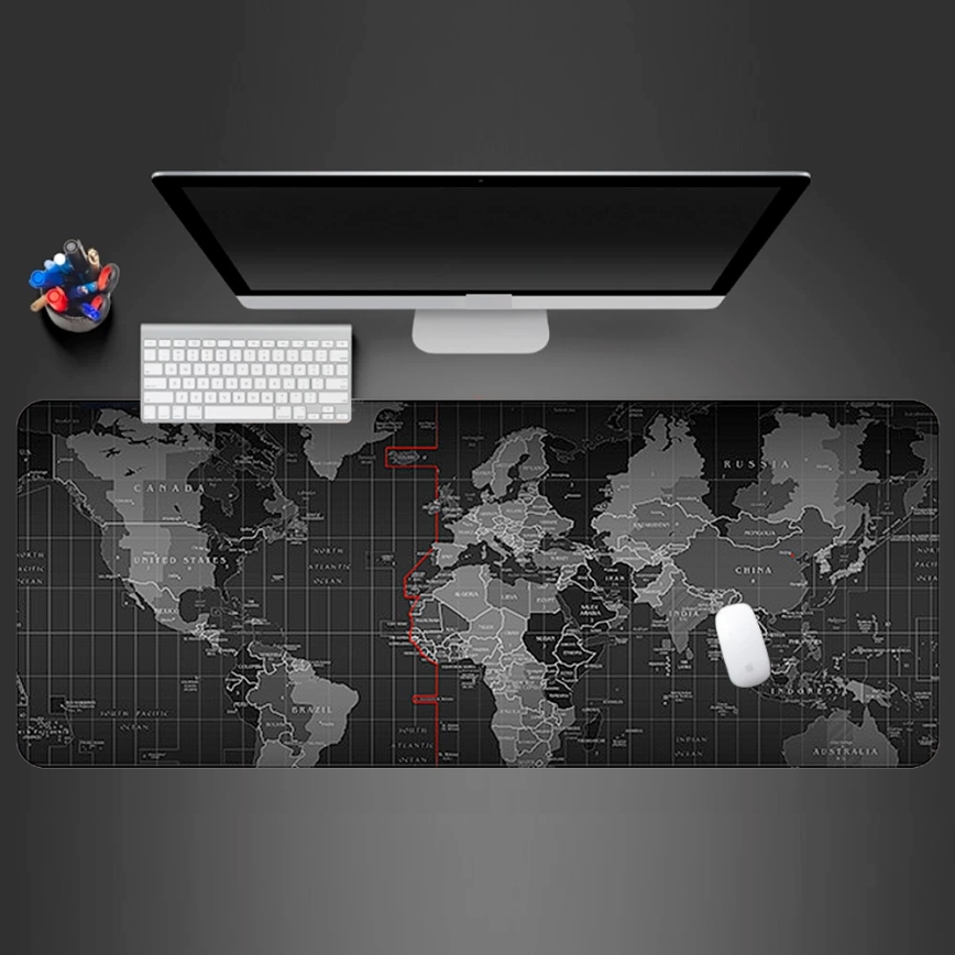 Winner Group - Pad für Tastatur und Maus 30x75 cm Welt