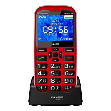 Winner Group - Seniorenhandy 1600 mAh Rot