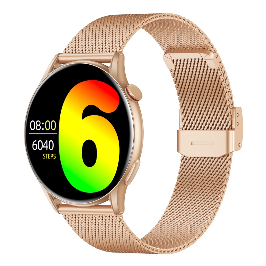Winner Group - Smartwatch AirFlex 2 Elegance 280 mAh IP68 golden