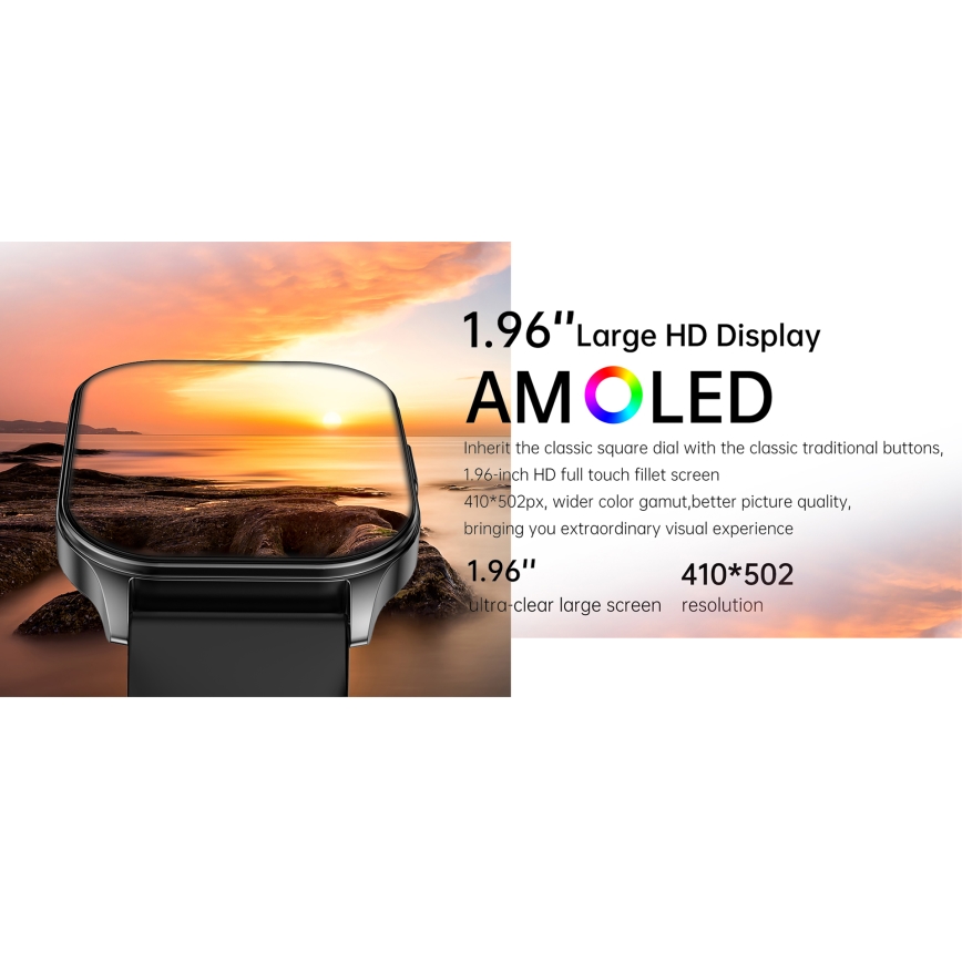 Winner Group - Smartwatch AirFlexOn 300 mAh IP68 silbern