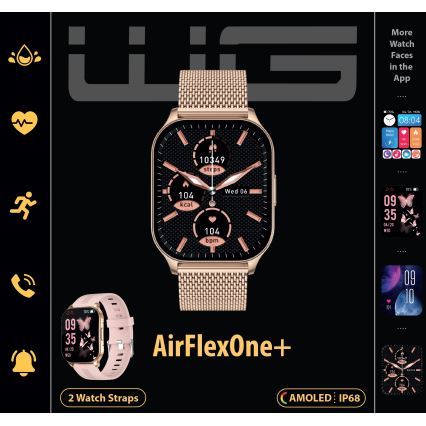 Winner Group - Smartwatch AirFlexOne+ 300 mAh IP68 golden