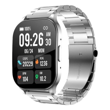 Winner Group - Smartwatch AirFlexOne 300 mAh IP68 silbern