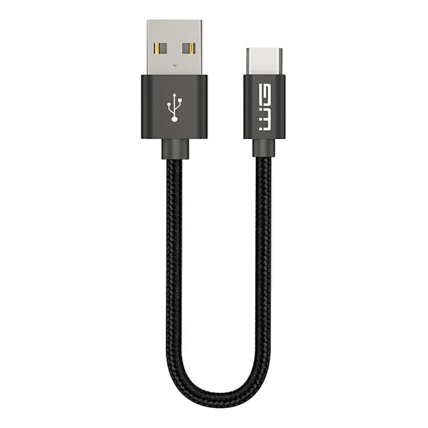 Winner Group - USB-Kabel USB-C / USB-A 20cm schwarz