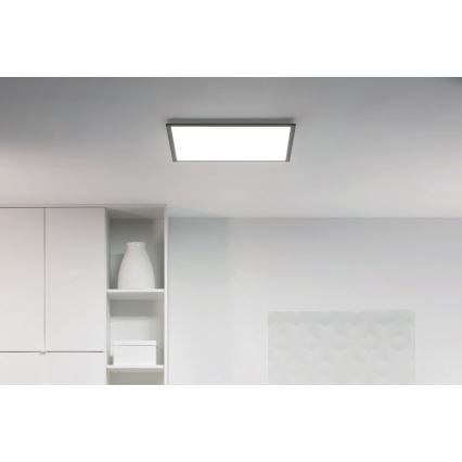 WiZ - Dimmbare LED-Deckenleuchte SUPERSLIM LED/36W/230V 2700-6500K WLAN schwarz