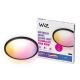 WiZ - Dimmbare LED-RGB-Deckenleuchte SUPERSLIM LED/22W/230V 2700-6500K Wi-Fi schwarz