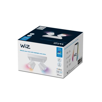 WiZ - Dimmbare LED-RGBW-Spotleuchte IMAGEO 4xGU10/4,9W/230V 2200-6500K WLAN CRI 90 weiß