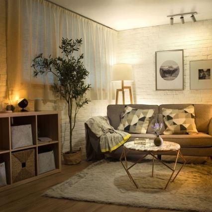 WiZ – Dimmbare LED-RGBW-Tischlampe QUEST LED/13W/230V 2200-6500K Wi-Fi schwarz