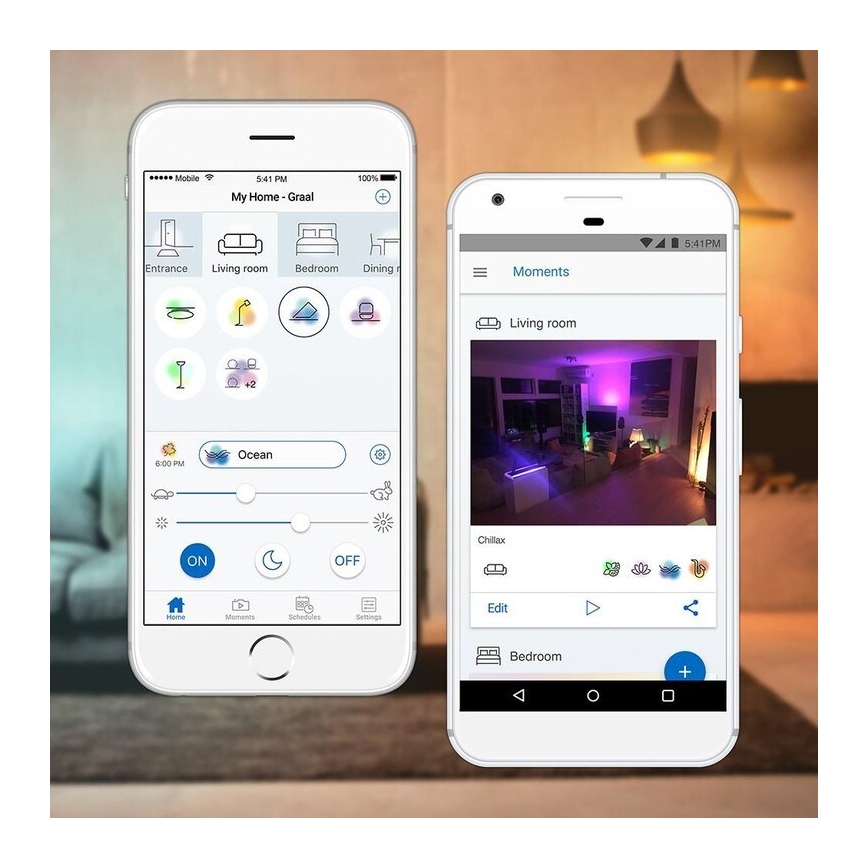 WiZ - Dimmbare LED-RGBW-Deckenleuchte für Badezimmer STELLAR LED/23W/230V 2200-6500K IP23 Wi-Fi + Fernbedienung