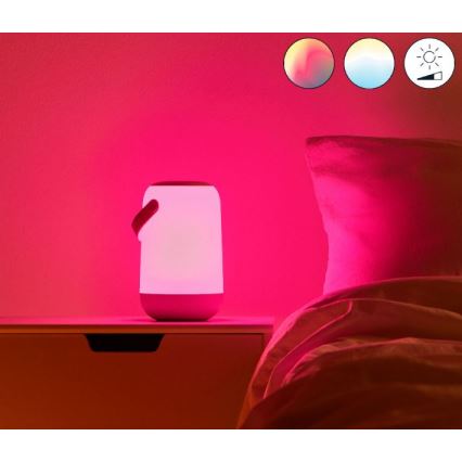WiZ - Dimmbare tragbare LED-RGBW-Leuchte MOBILE LED/13,5W/5V 2200-6500K Wi-Fi