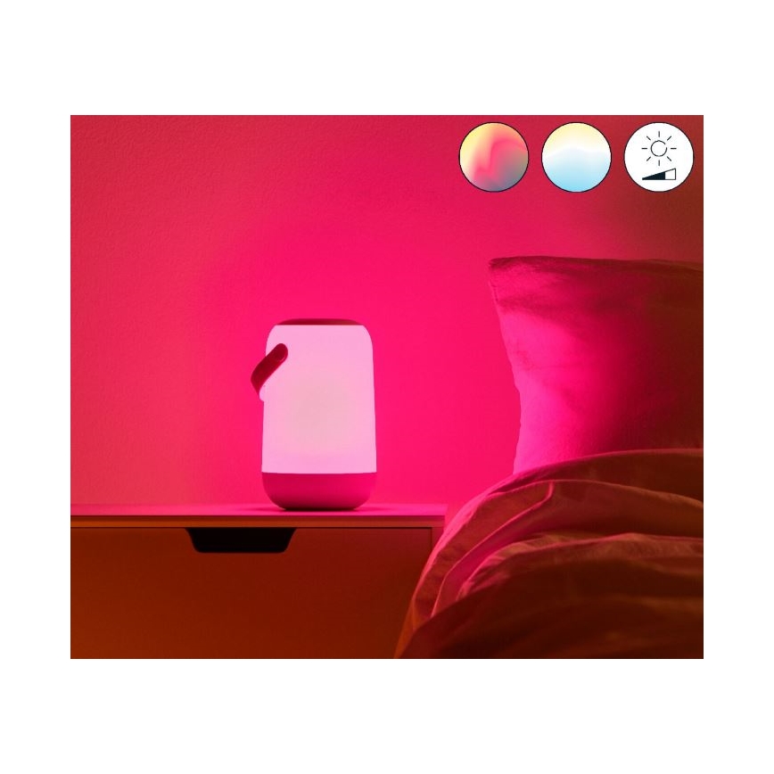 WiZ - Dimmbare tragbare LED-RGBW-Leuchte MOBILE LED/13,5W/5V 2200-6500K Wi-Fi