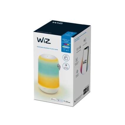 WiZ - Dimmbare tragbare LED-RGBW-Leuchte MOBILE LED/13,5W/5V 2200-6500K Wi-Fi