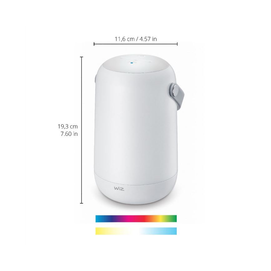 WiZ - Dimmbare tragbare LED-RGBW-Leuchte MOBILE LED/13,5W/5V 2200-6500K Wi-Fi