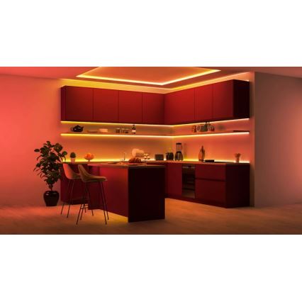 WiZ - dimmbarer LED RGBIC-Streifen 4m LED/10,2W/5V 2700-6500K Wi-Fi