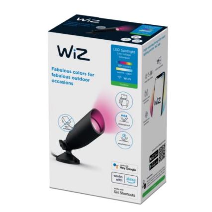 WiZ - Dimmbarer LED-RGBW-Außenstrahler SPOT LED/4W/12V 2700K-5000K IP65 Wi-Fi