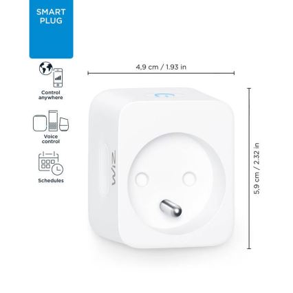 WiZ - Intelligente Steckdose E 2300W Wi-Fi