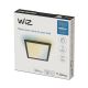 WiZ - LED dimmbare Deckenleuchte SUPERSLIM LED/12W/230V schwarz Wi-Fi