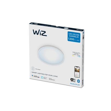 WiZ - LED Dimmbare Deckenleuchte SUPERSLIM LED/16W/230V 2700-6500K Wi-Fi weiß