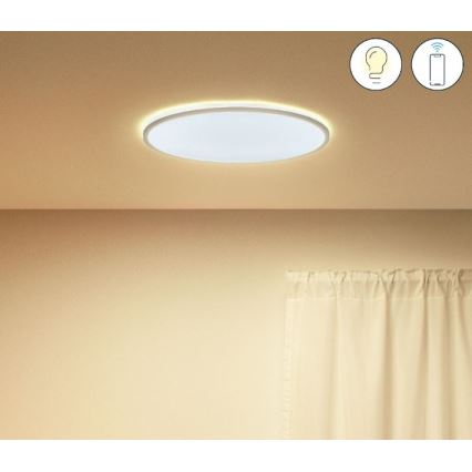 WiZ - LED dimmbare Deckenleuchte SUPERSLIM LED/22W/230V 2700-6500K Wi-Fi weiß