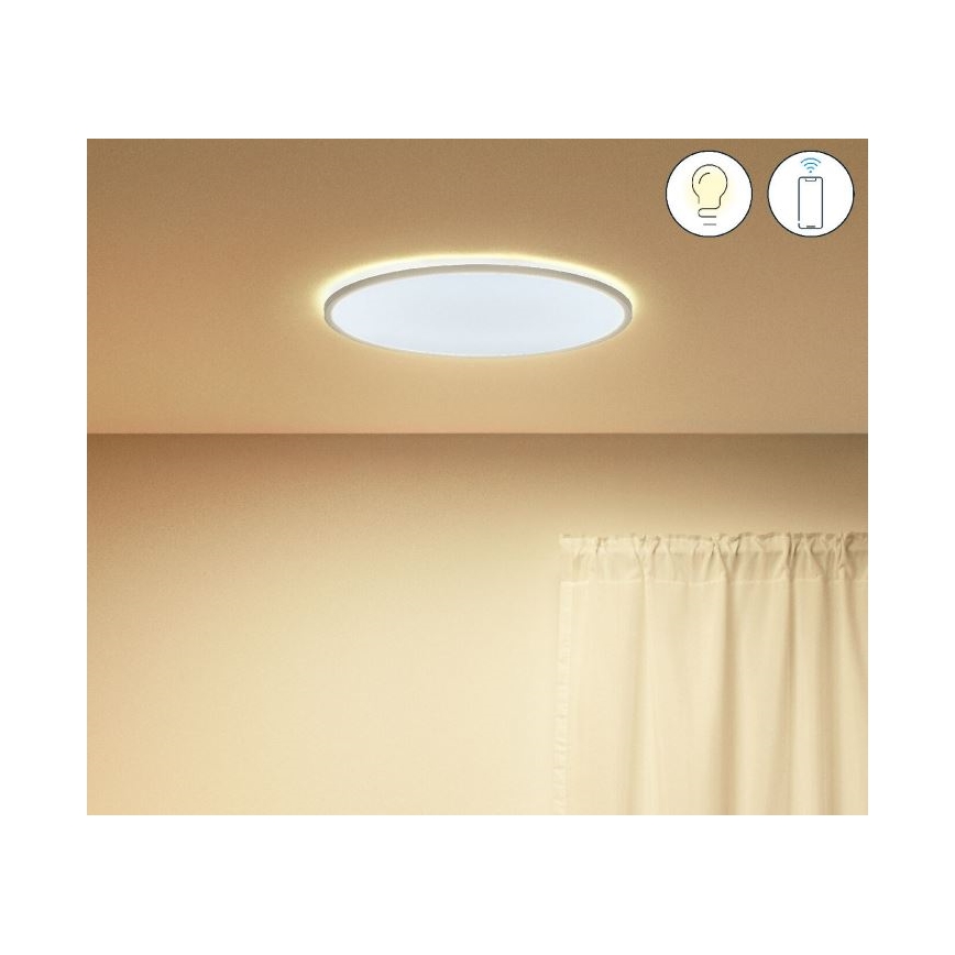 WiZ - LED dimmbare Deckenleuchte SUPERSLIM LED/22W/230V 2700-6500K Wi-Fi weiß