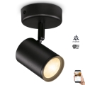 WiZ - LED Dimmbarer Strahler IMAGEO 1xGU10/4,9W/230V 2700-6500K CRI 90 Wi-Fi schwarz