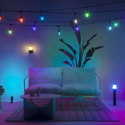 WiZ - LED RGBW dimmbare Außenleuchte ELPAS LED/4,8W/12/230V 2700-5000K IP65 Wi-Fi