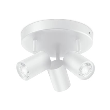 WiZ - LED RGBW dimmbare Einbauleuchte IMAGEO 3xGU10/4,9W/230V 2200-6500K Wi-Fi CRI 90 weiß
