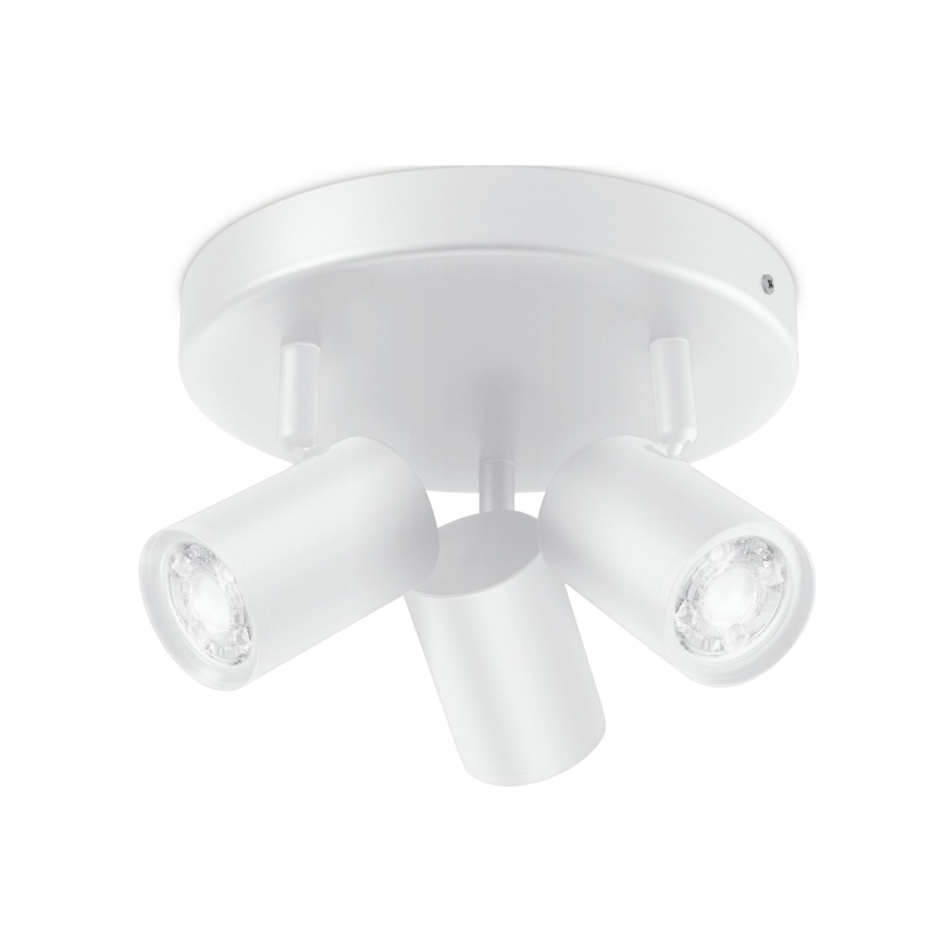 WiZ - LED RGBW dimmbare Einbauleuchte IMAGEO 3xGU10/4,9W/230V 2200-6500K Wi-Fi CRI 90 weiß